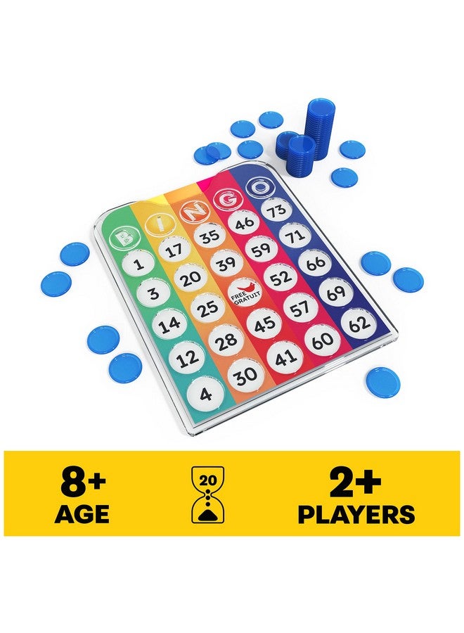 Spin Master Games لعبة بينغو باك آند غو من سبين ماستر للألعاب الخارجية ألعاب الأطفال ألعاب الفناء رقائق بينغو قوس قزح المحمولة للألعاب للبالغين والأطفال من عمر 8 سنوات وما فوق - Image 2