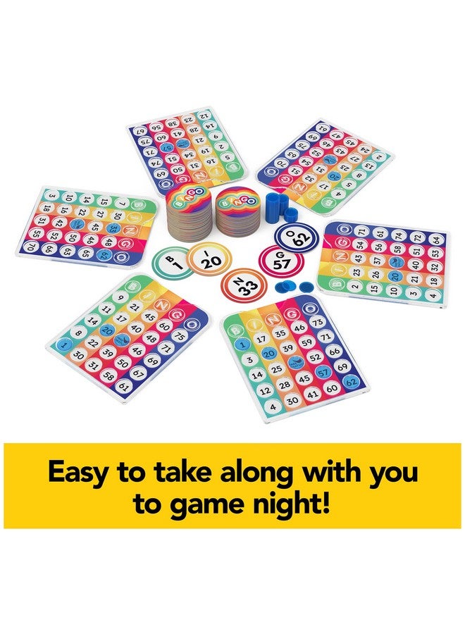 Spin Master Games لعبة بينغو باك آند غو من سبين ماستر للألعاب الخارجية ألعاب الأطفال ألعاب الفناء رقائق بينغو قوس قزح المحمولة للألعاب للبالغين والأطفال من عمر 8 سنوات وما فوق - Image 3