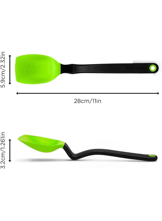 Dreamfarm Spoon Sit Up Scraping Spoon Green - Image 3