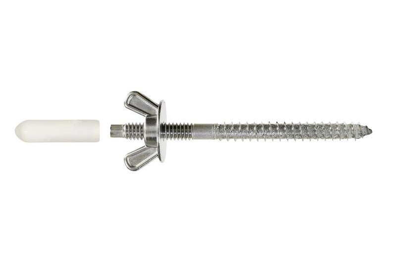 Simpson StrongTie SPS25344-KT - 1/4 x 3-7/16 Stainless Storm-Panel Screw Kit 25ct - Image 4