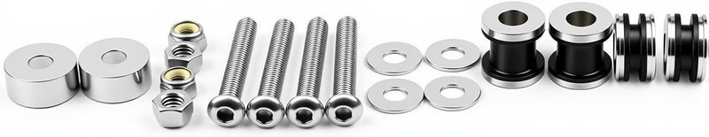TCMI Motorcycle Luggage Rack Sissy Bar Docking Hardware Kit for Harley Davidson FLSTC FXSTSB FXSTC FLSTF FLSTN FXST Replaces # 53531-95B - Image 4