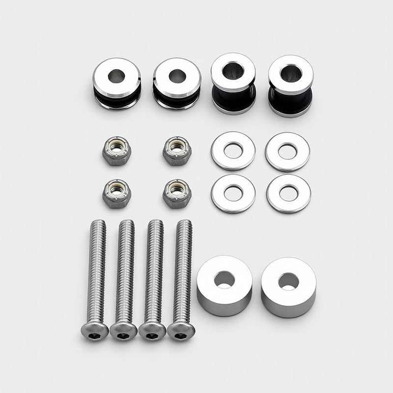 TCMI Motorcycle Luggage Rack Sissy Bar Docking Hardware Kit for Harley Davidson FLSTC FXSTSB FXSTC FLSTF FLSTN FXST Replaces # 53531-95B - Image 5