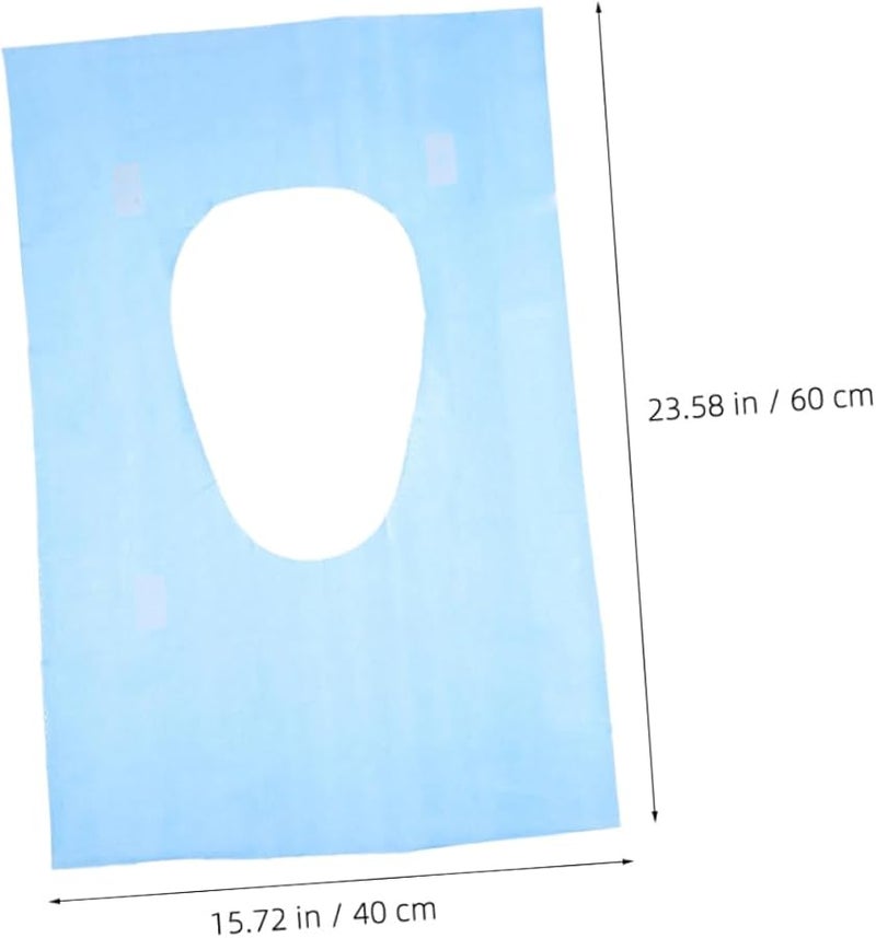 Disposable Waterproof Toilet Seat Covers 30 Pack 40cm x 60cm Travel Hotel Use - Image 4
