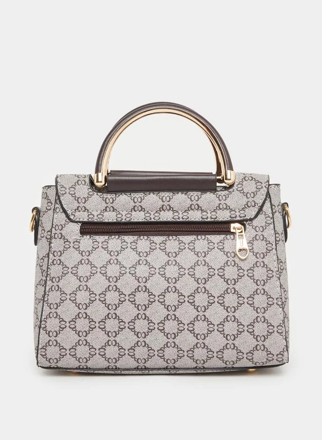 ستايلي Styli Striped Taping Crossbody Bag