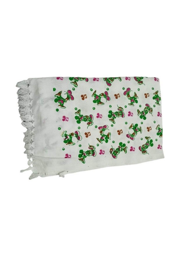 Cotton Colors Multicolor Cartoon Printed Cotton Bath Towel (Size 30x60,Pack of 1_XA106 - Image 2