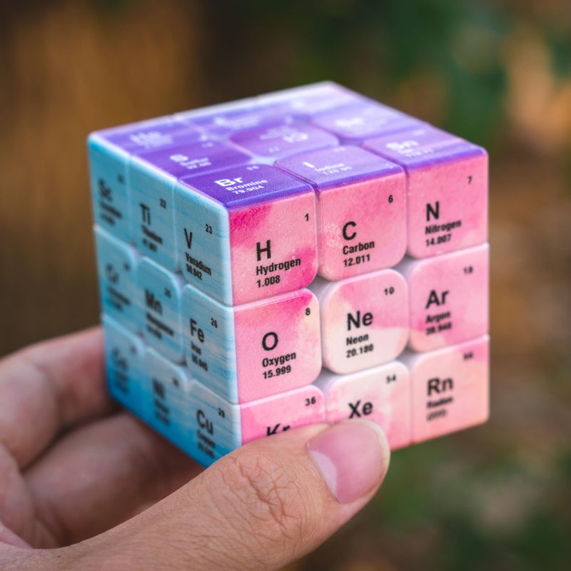 Cuberspeed Periodic Table 3x3 Speed Cube Puzzle Magic Cube 3x3x3 Puzzle - Image 1
