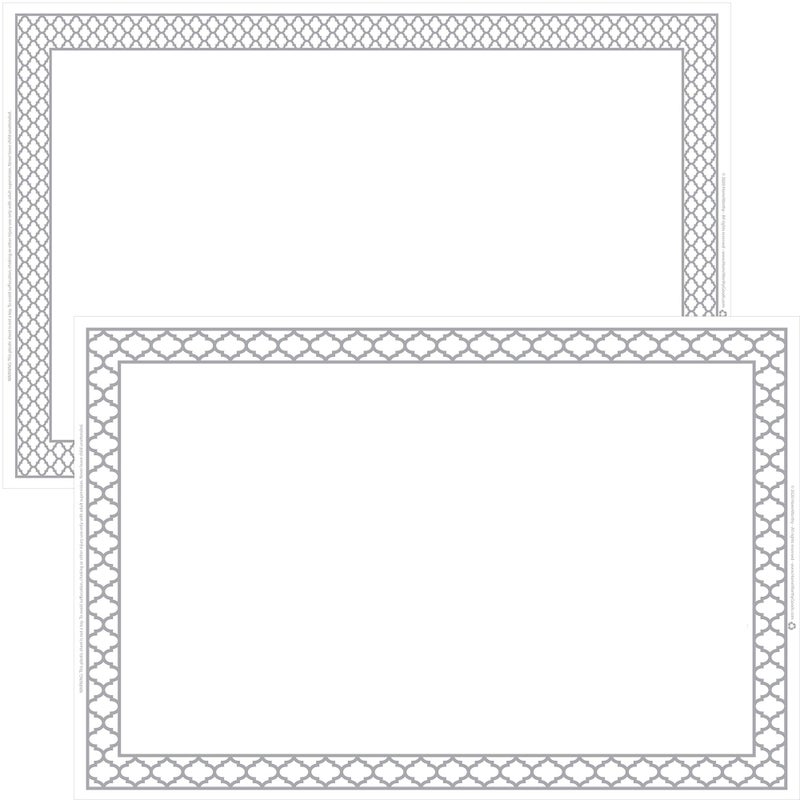 HomeWorthy أطباق منزلية بيضاء قابلة للتصرف - Image 1
