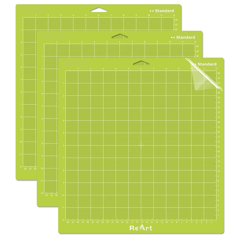 ReArt Standard grip Cutting Mat 12x12 inch 3 Pack - Image 1