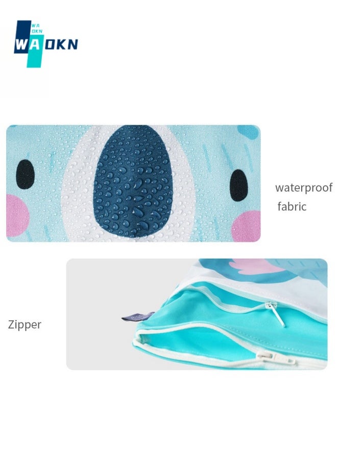 WAOKN Portable PUL Laundry Bag – Suitable for Hotel & Travel DE Foldable Washing Storage Bag – Lightweight and Compact Eco-friendly Camping Diaper Bag (30*40cm)  - Image 5
