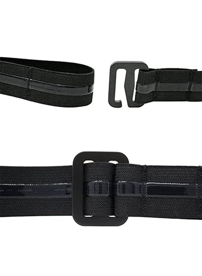 YJ 1 men's shirt fixing strap, shirt locking strap, suitable for men's adjustable elastic shirt fasteners to keep the shirt in place, suitable for men's shirt suspenders, unisex, length 110CM - Image 4