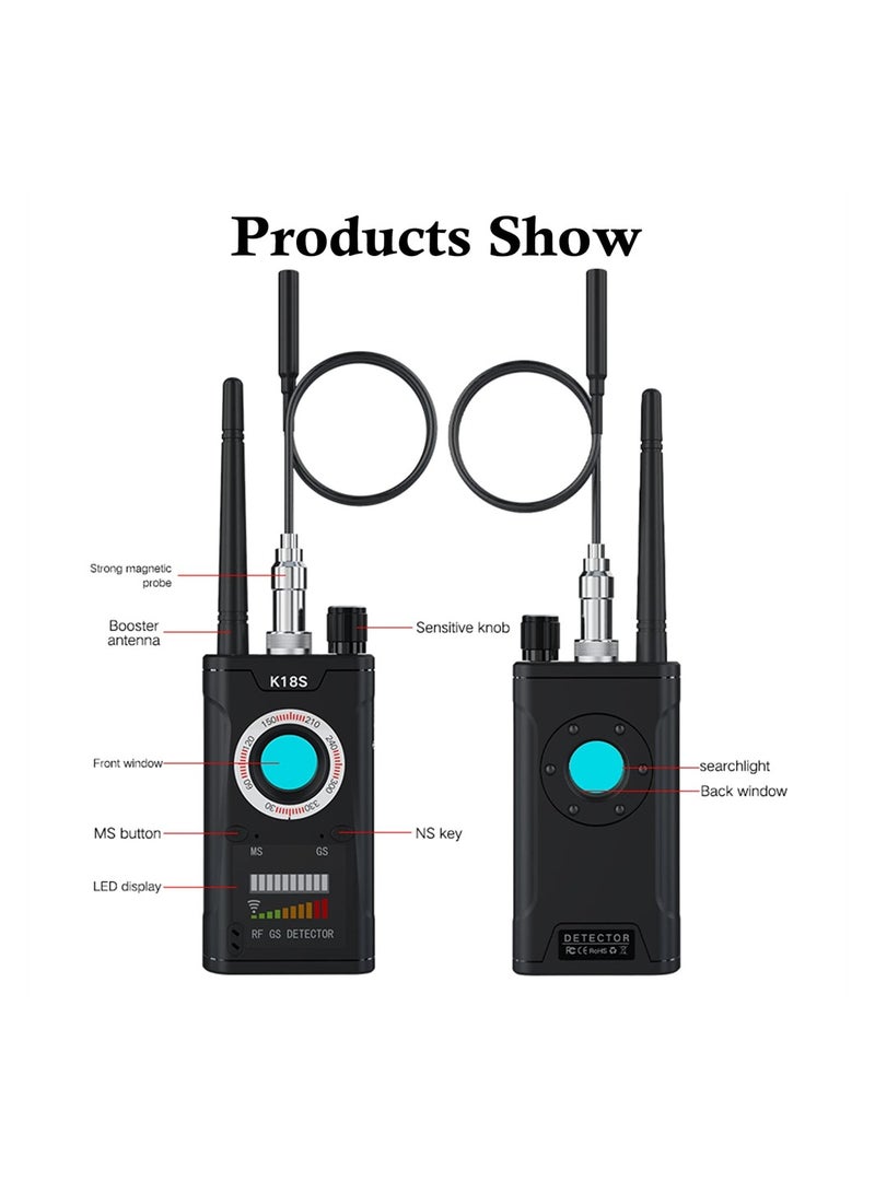 Hidden Camera Detectors, Anti Spy Bug Sweeper, Bug Detector, Camera Detector, GPS Detector, Hidden Camera Finder for GPS Tracking, Radio Frequency Signal Detection