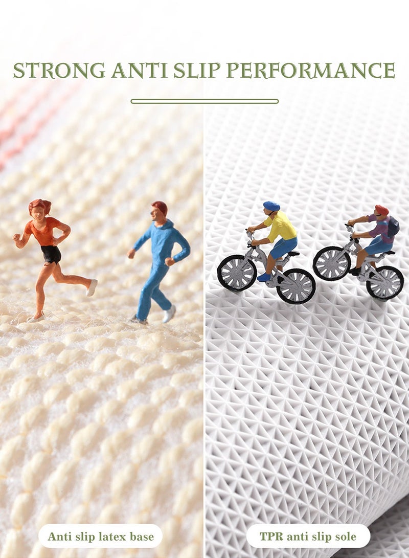 MIXDE Fast Drying Bath Mat Bathroom Rug Mat Extra Soft And Absorbent Bath Mat With Rubber Non-Slip Bottom 45*65CM - Image 5