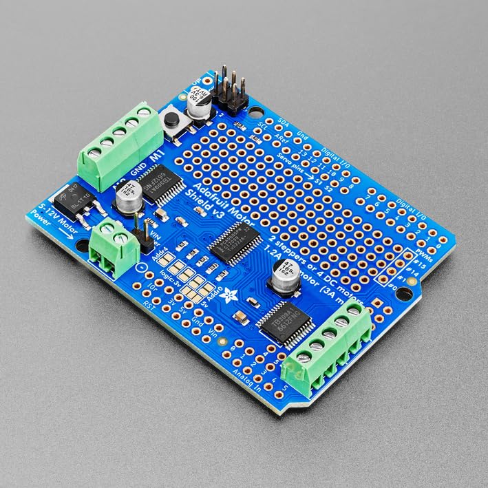 Adafruit Motor/Stepper/Servo Shield for Arduino v2.3 Kit - Image 5