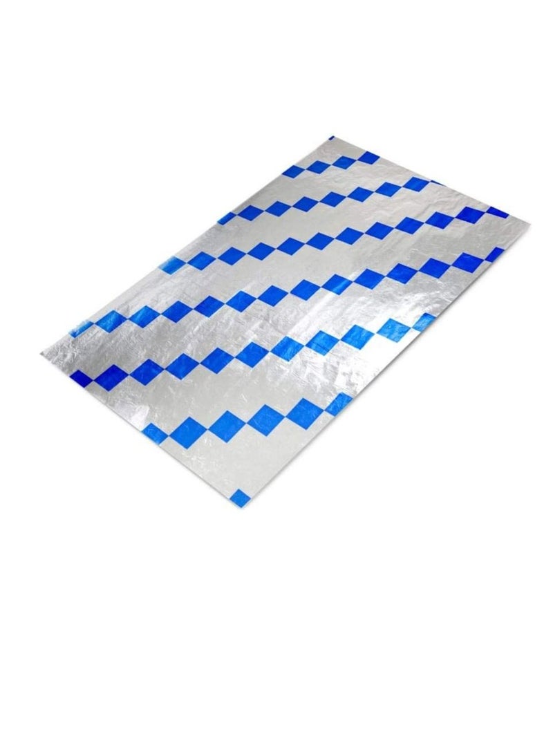 Multi-Purpose Foil Wrap Blue Hex (4 Packs x 500 Sheets) 