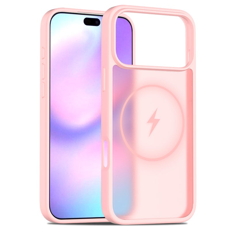 iPhone17Pro MagSafe Case Magnetic Back Cover,【Full Shockproof Protection】Translucent Matte Back - Image 2
