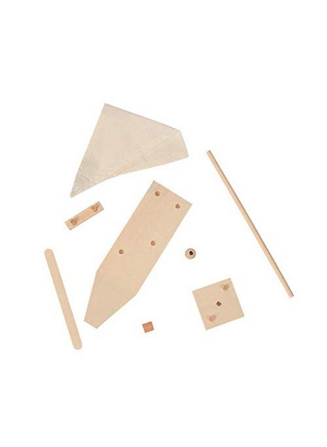 Fun Express DIY Wood Sailboat Kits - VBS Vacation Bible School Supplies/Decor - Makes 12 - Crafts for Kids and Fun Home Activities - Image 3