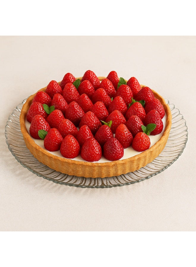 Pasabachi Turkish flat round glass plate 30 cm - Image 1