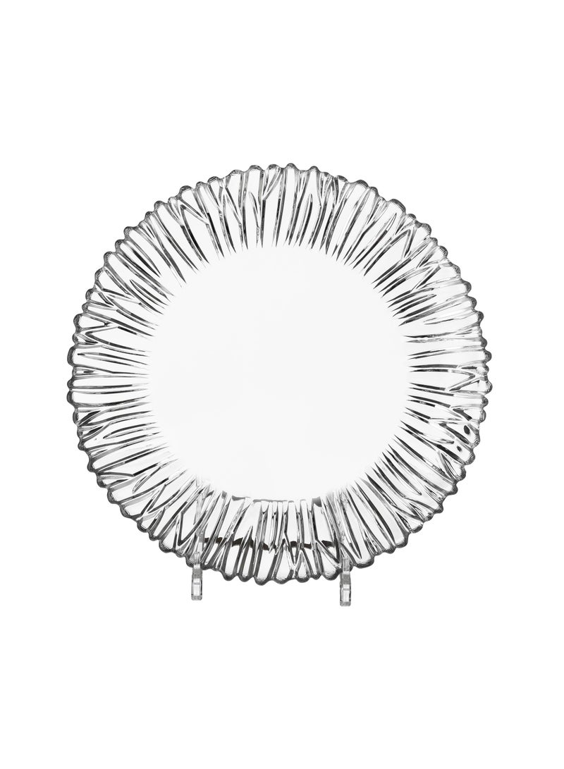 Pasabachi Turkish flat round glass plate 30 cm - Image 3