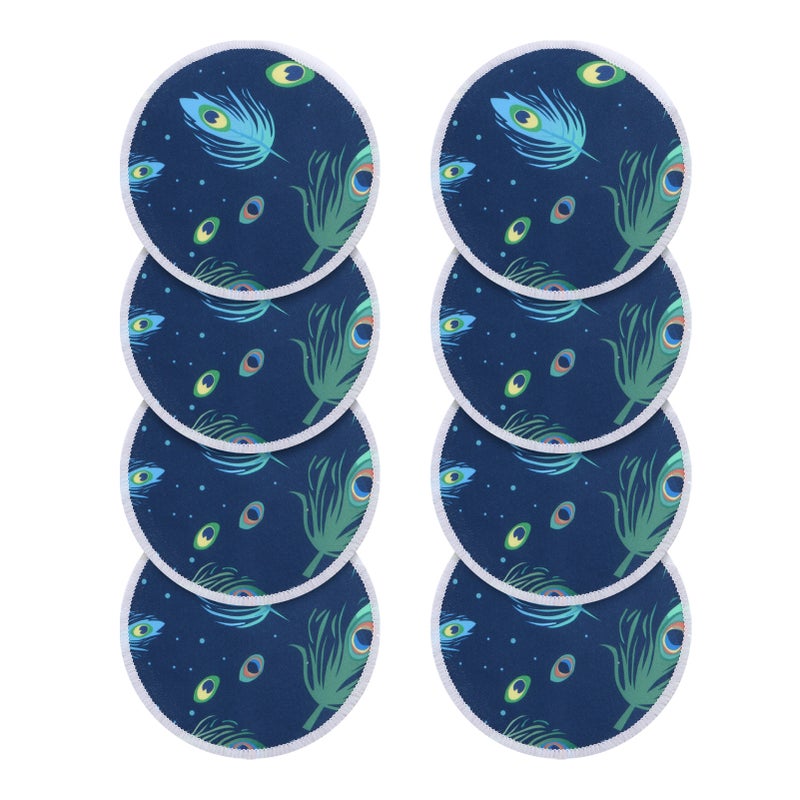 8pcs Reusable Nursing Pads 3 Layer Washable Milk Proof Super Absorbent Breastfeeding Nipple Pad for Leaking Milk G73 - Image 4