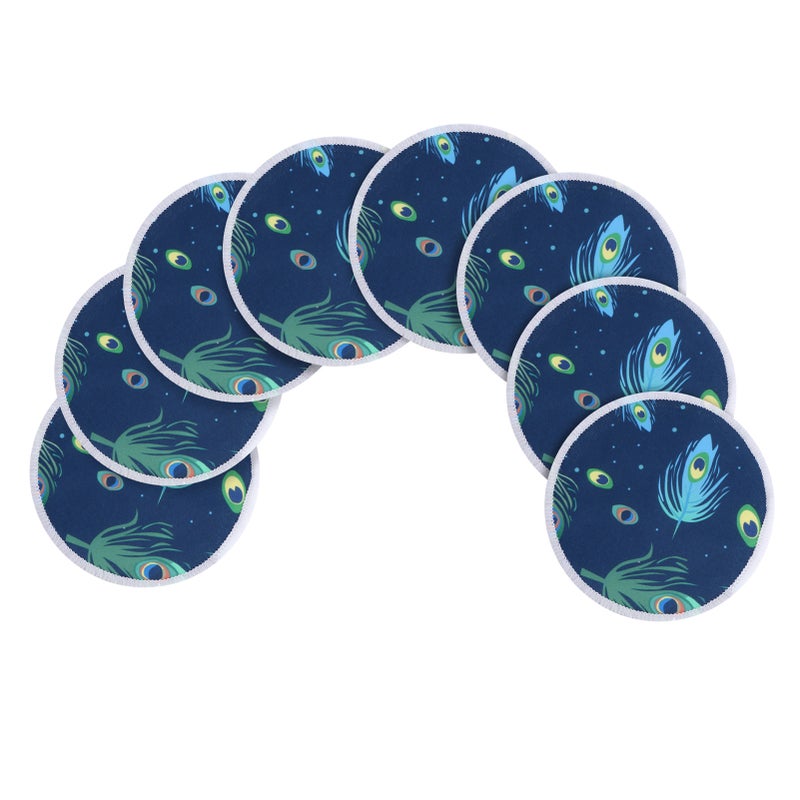 8pcs Reusable Nursing Pads 3 Layer Washable Milk Proof Super Absorbent Breastfeeding Nipple Pad for Leaking Milk G73 - Image 2