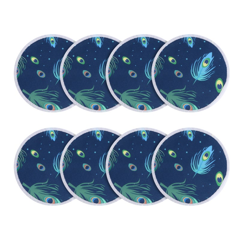8pcs Reusable Nursing Pads 3 Layer Washable Milk Proof Super Absorbent Breastfeeding Nipple Pad for Leaking Milk G73 - Image 1