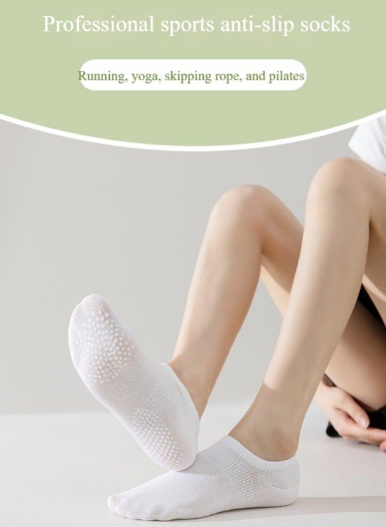 BESTPEAK Women's Pilates Socks, 3 Pairs (White + Pink + Black) Non-slip Breathable - Fitness Pilates Yoga Socks, Ballet Socks, Barefoot Fitness Socks, Non-slip Yoga Socks for Fitness - Image 2