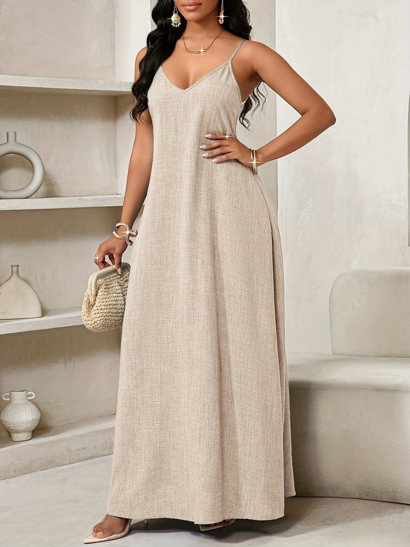 Women's Bohemian Vest Dress, Loose Long Dress for Women, Strapless Birthday and Event Dress\u002FHoliday Dress for Vacation, Women's Bohemian - Image 2