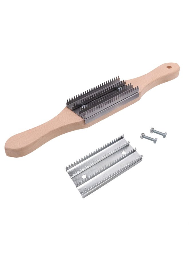 Generic 15" Buffing Wheel Rake for Compound Cleaning with Buff Rake Metal Plate Replacement  - Image 1