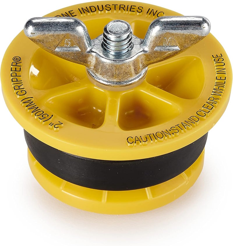 Oatey Cherne 270229 End of Pipe Gripper Mechanical Plug 2 Inch - Ideal for Plumbing System Tests - Image 1