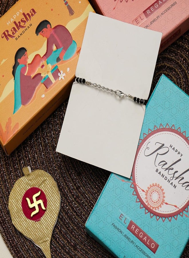 El Regalo Kids Rakhi for Baby Brother - Cute Charms Evil Eye Nazaria Rakhi with shagun, Rakhi Message Card in Rakhi Gift Box for Kids/Babies/Toddlers (Evil Eye) - Image 5