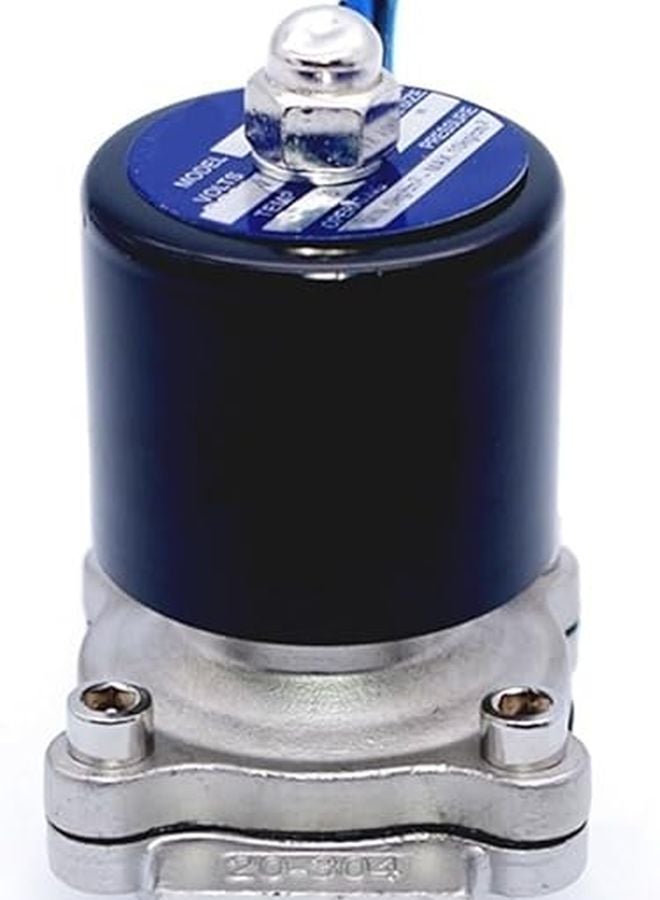 1 بوصة NPT 120 فولت تيار متردد 2 اتجاه درجة حرارة عالية 80 درجة BSP خيط NPT SS مغلق عادة DN25 24 فولت صمام مغناطيسي - Image 5