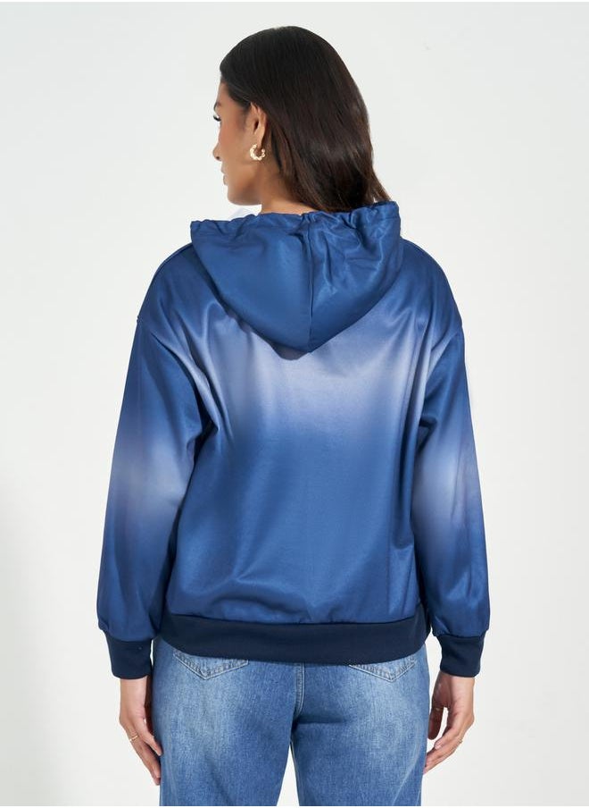 Styli - Regular Fit Paris Print Hoodie - Image 1