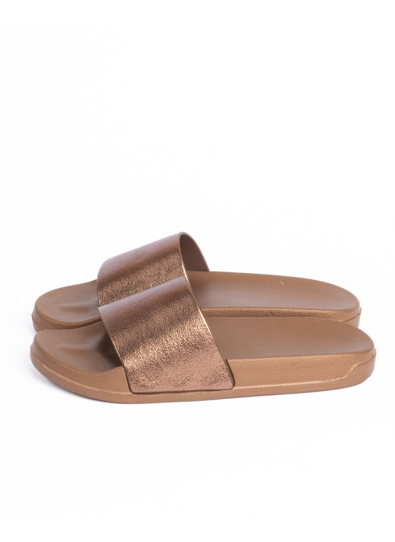 Onda Galaxy Slide Slipper For  Women Bronze  - Image 3