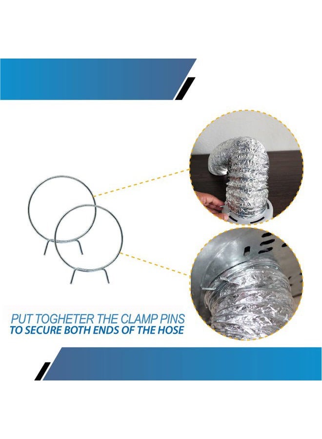 Raven Dryer Vent Tension Clamp - 4” Diameter (10 Pack) - Image 4
