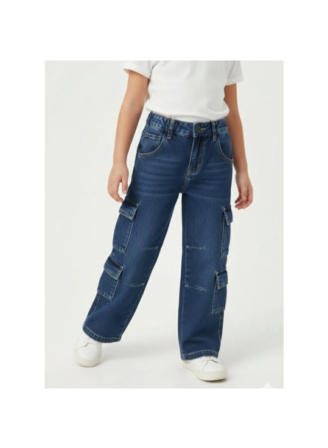 playmore Unisex Jeans – Navy - Image 1