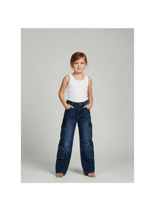 playmore Unisex Jeans – Navy - Image 2