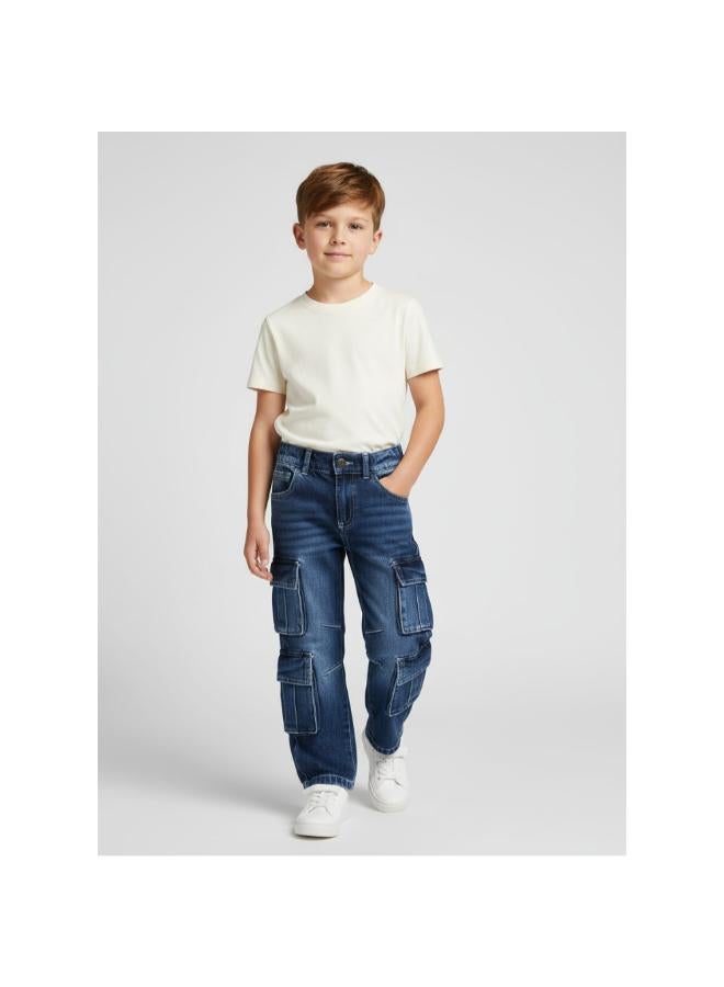 playmore Unisex Jeans – Navy - Image 3