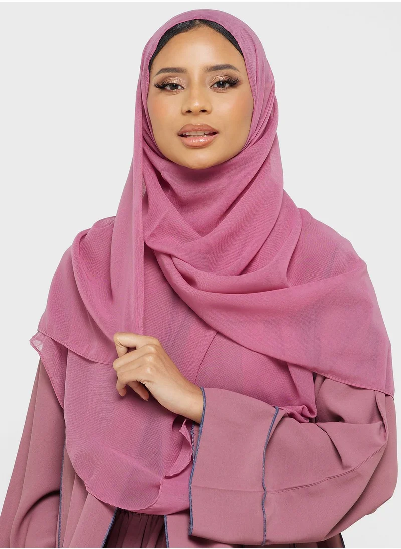 Khizana Abaya With Skirt Set & Sheila