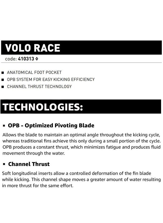 MARES FINS VOLO RACE YELLOW 44/45 - Image 3