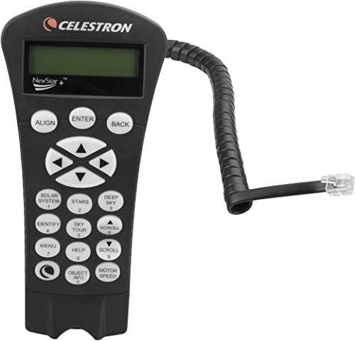 Celestron 93982 NexStar Hand Control Compatible with All Equatorially Mounted EQ NexStar Telescopes Black - Image 1
