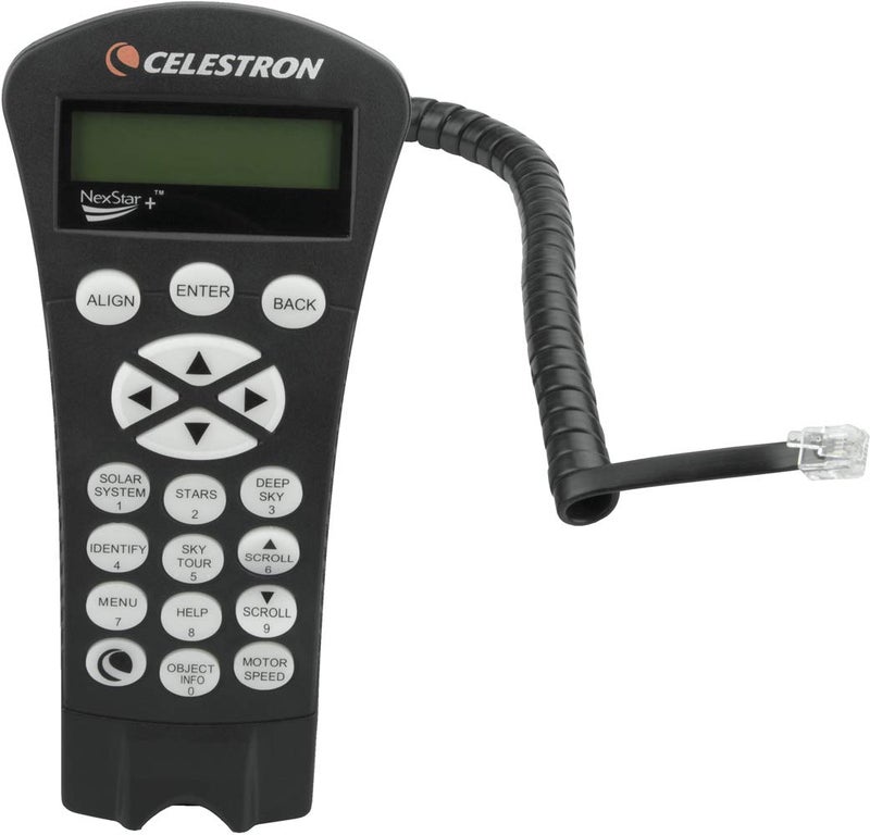 Celestron 93982 NexStar Hand Control Compatible with All Equatorially Mounted EQ NexStar Telescopes Black - Image 2