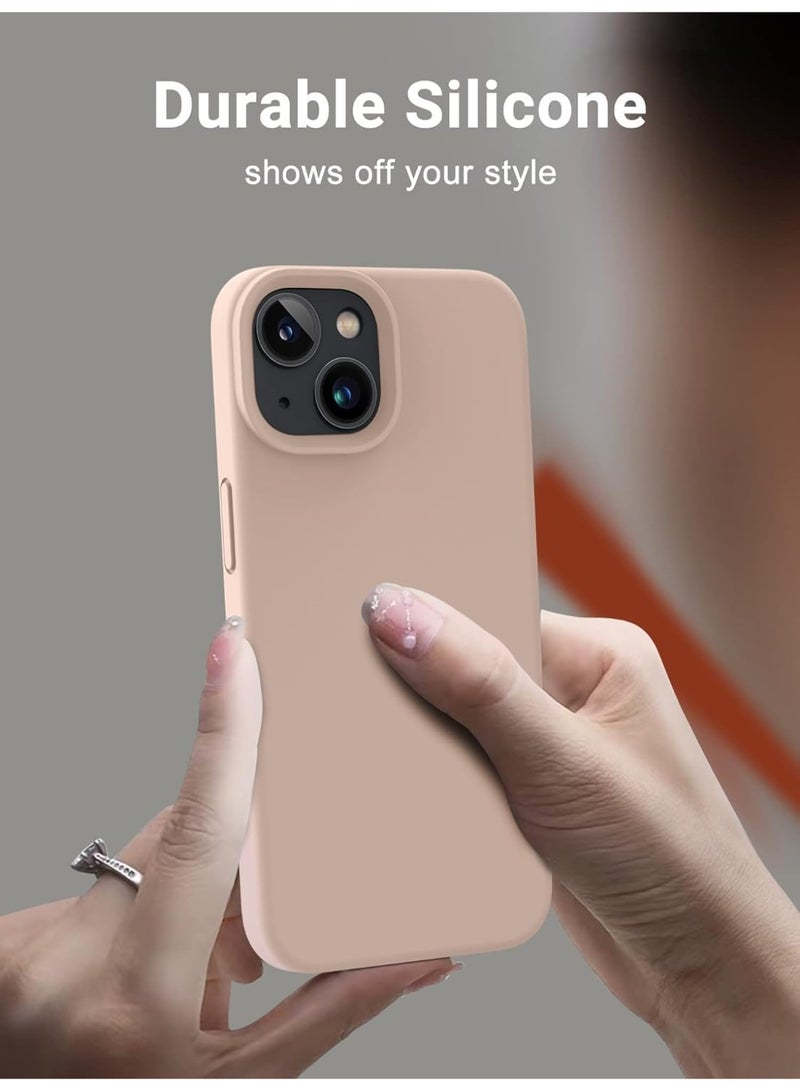 Compatible with iPhone 15 Case, Liquid Silicone Case, Full Body Protective Cover, Shockproof, Slim Phone Case, Anti-Scratch Soft Microfiber Lining 6.1 Inch... - Image 3