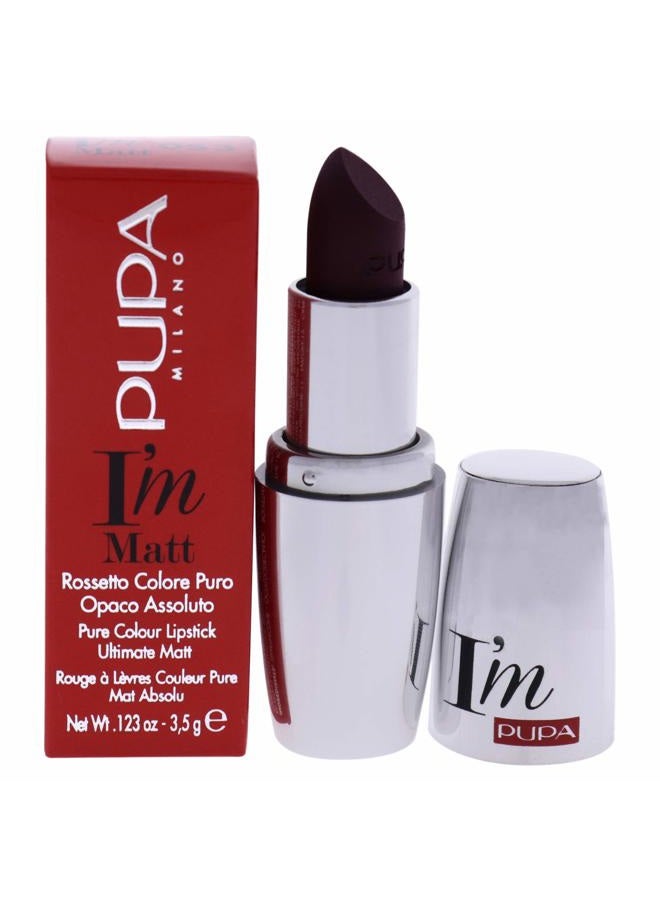 PUPA أنا مات أحمر شفاه بلون نقي - 053 بنفسجي خطير للنساء - 0.123 أونصة أحمر شفاه - Image 1
