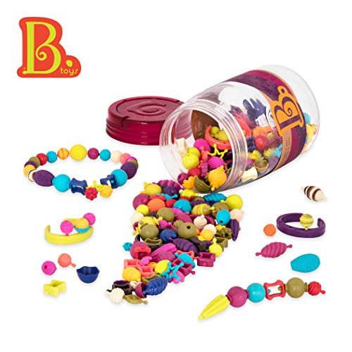 B. toys – Pop Arty! 275 Pieces – Jewlery Making Kit – Creative Pop Snap Bead Set for Kids – DIY Craft Jewelry Making Kit – Necklaces, Rings, Bracelets – 4+ Years - Image 1