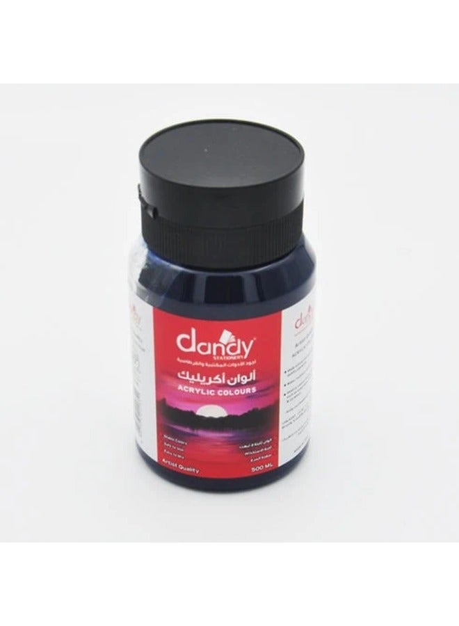 DANDY Phosphorous Green Acrylic Color 500 Ml Dandy