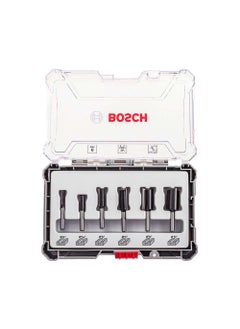 BOSCH Bosch Professional 6 Pcs Router Bit Set With Straight Bits With 14Mm Shank Suitable For Gkf 550 Plam Router  - Image 2
