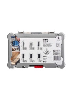 BOSCH Bosch Professional 6 Pcs Router Bit Set With Straight Bits With 14Mm Shank Suitable For Gkf 550 Plam Router  - Image 4