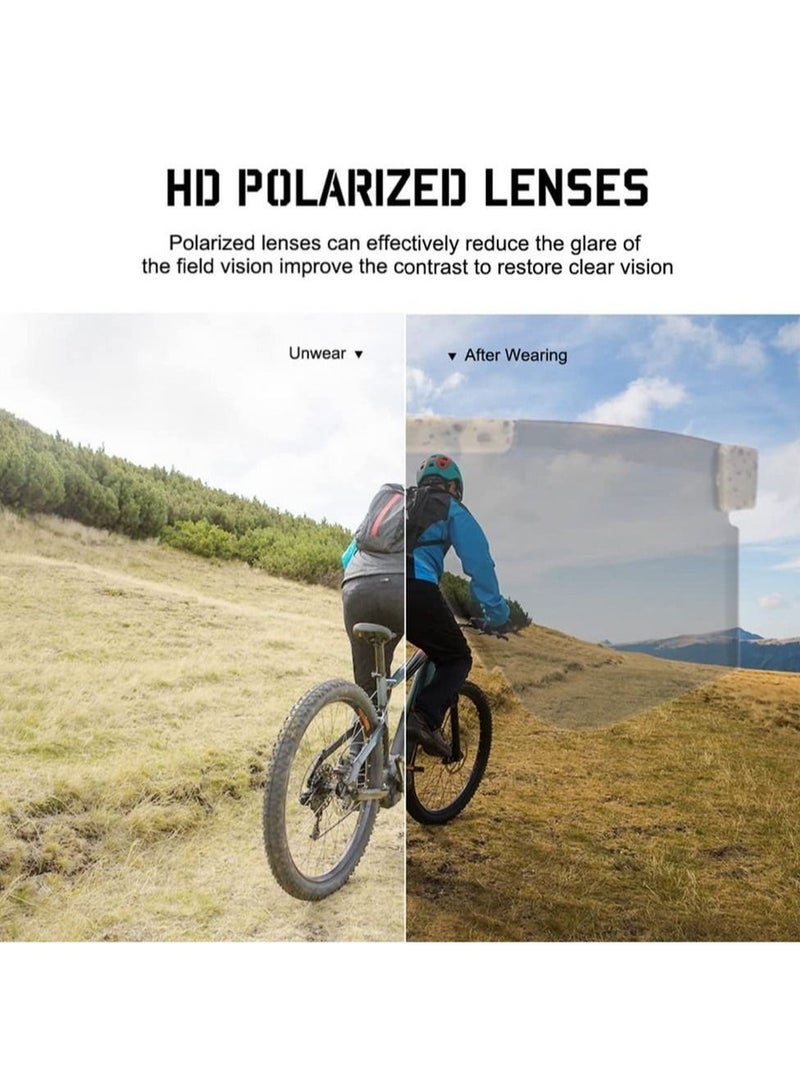 Polarized Sunglasses for Outdoor Sports with UV400 Protection, Ideal for Cycling