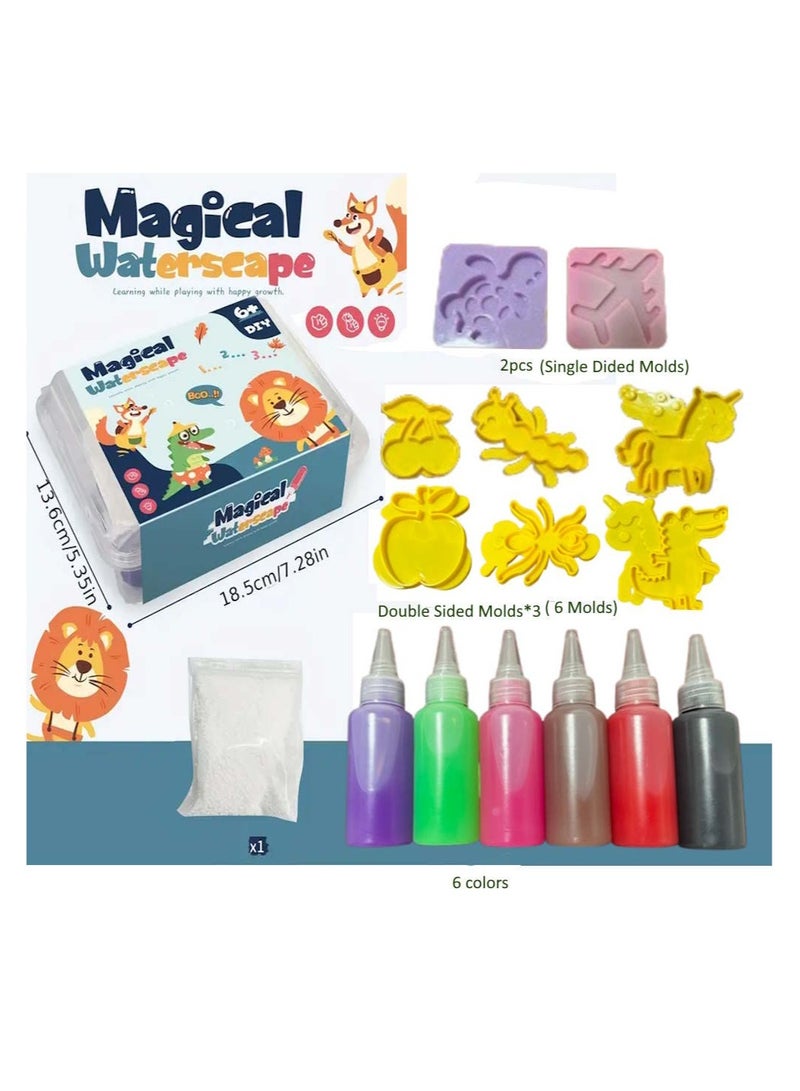 JOLLITY LLC Magic Water Elf DIY Craft Kit Sustainable Safe Materials for Family Bonding & Creative Play Perfect Gift Birthdays,12 pcs