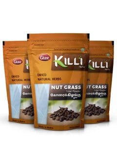 KILLI Nut Grass | Cyperus Rotundus | Korai Kizhangu Tuber Powder, 100G (Pack Of 3)  - Image 1